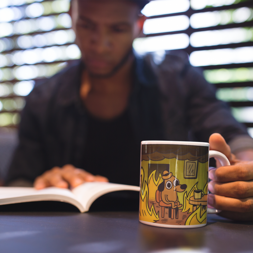 Caneca Personalizada 330ml This is fine