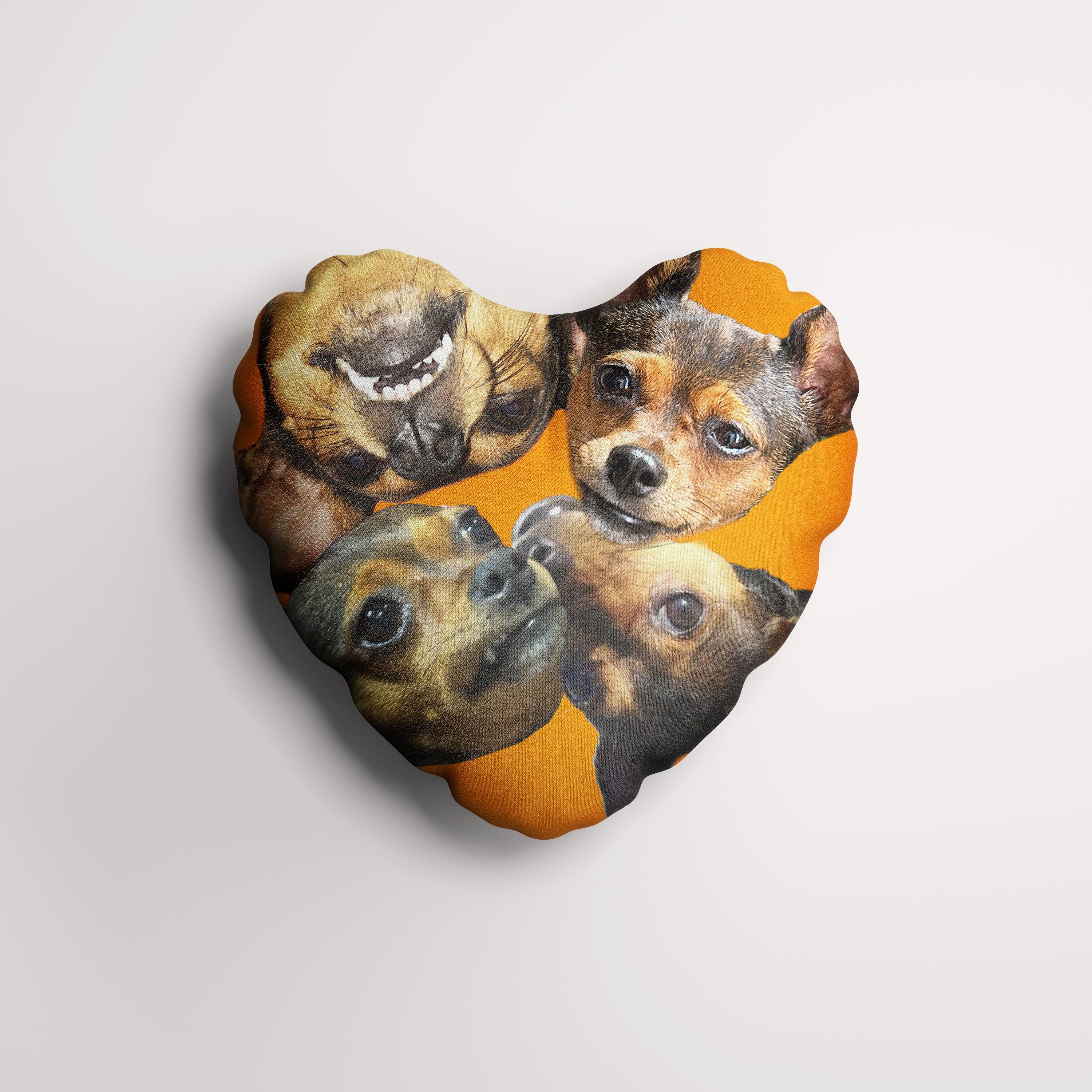 Almohada de corazón personalizada