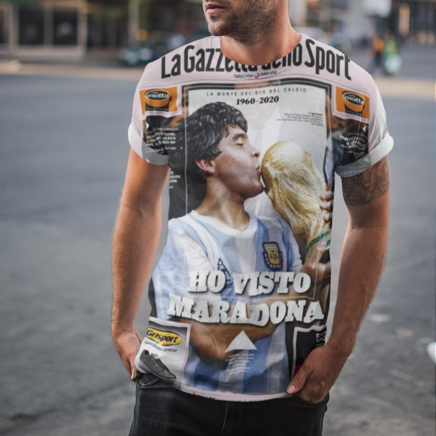 T-Shirt Personalizada Impressao Completa d10s GP