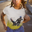 T Shirt Personalizada Impressao Completa police flower GP