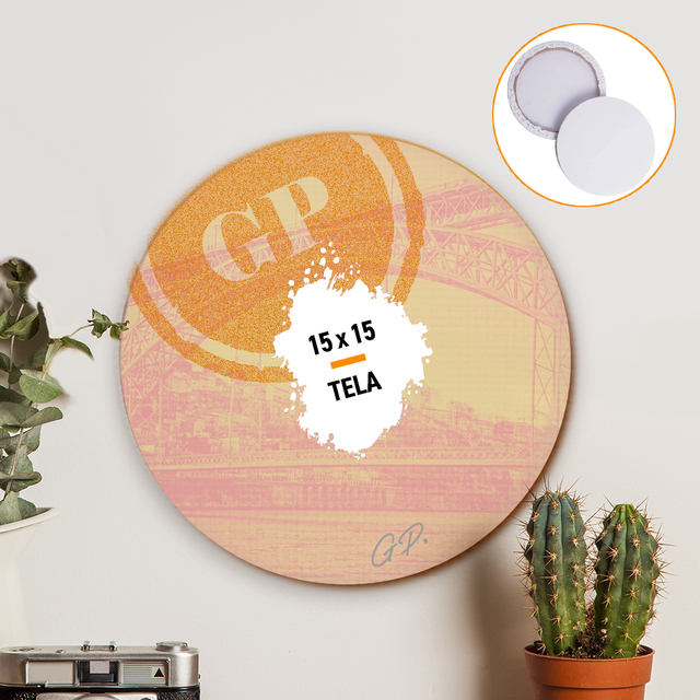 Print Round Canvas Sign