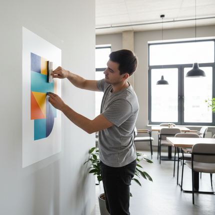 Aplicação Adesivo 70x100 - Restaurante