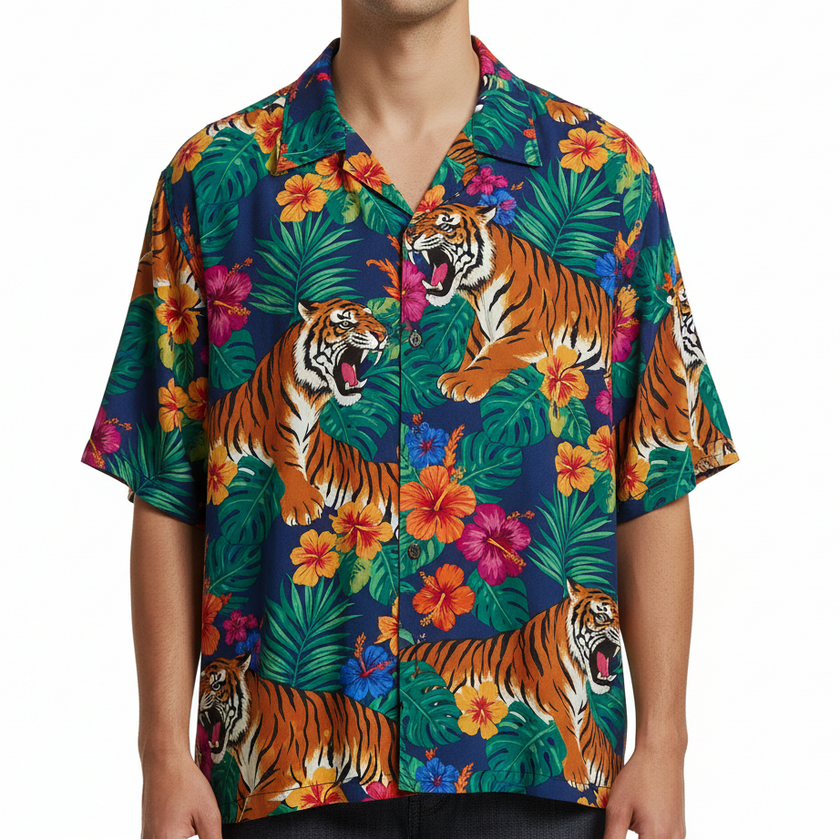 Camisa Havaiana personalizada fullprint