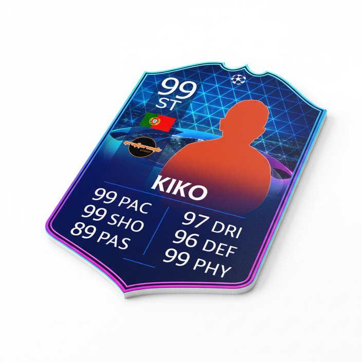 Carta Futebol FC - formato quadrado