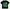 DTF Black T-Shirt with custom details and tropical colours. White blackground.