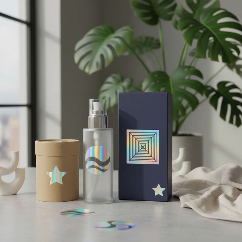 Holográficos embalagens moderno