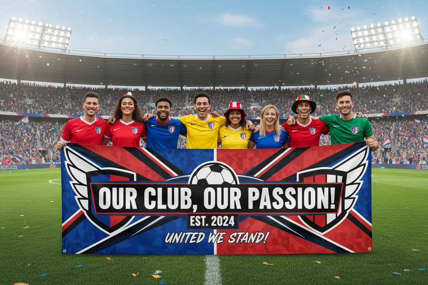 Lona 2m x 1m para grupo de amigos