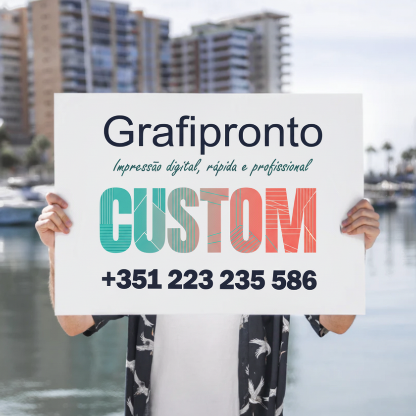 Placa PVC Grafipronto design moderno 2026