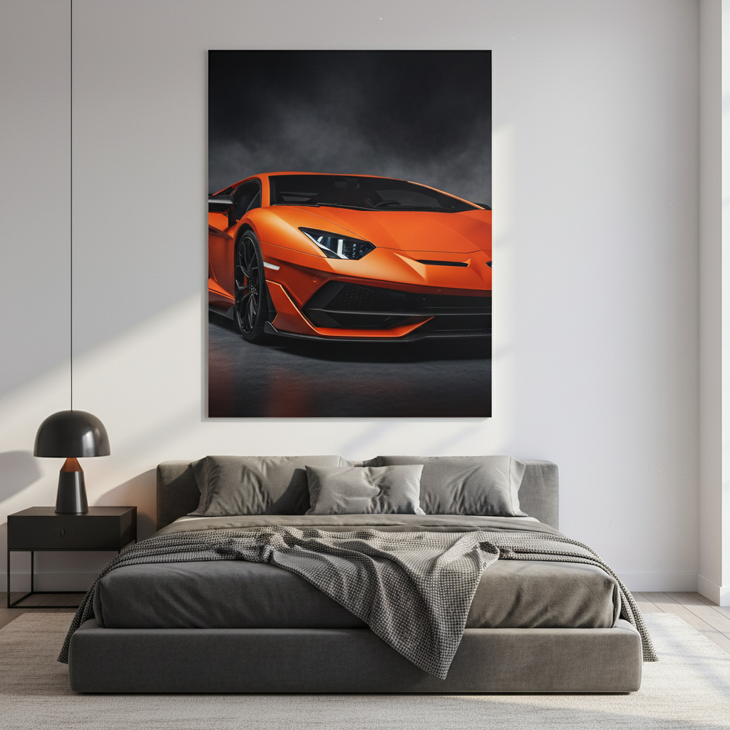 Poster A0 com carro - versão impactante