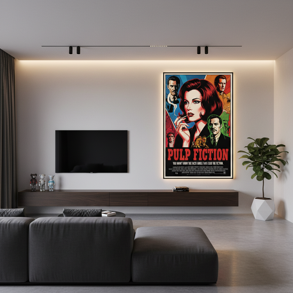 Poster A0 com cartaz de filme