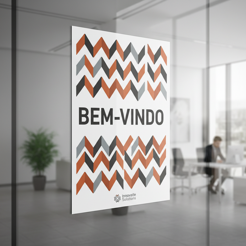 Poster A2 branding profissional