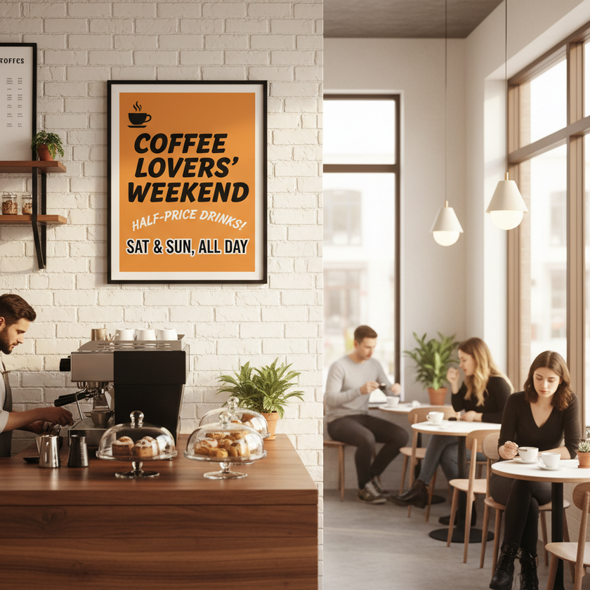 Poster A2 como cartaz promocional