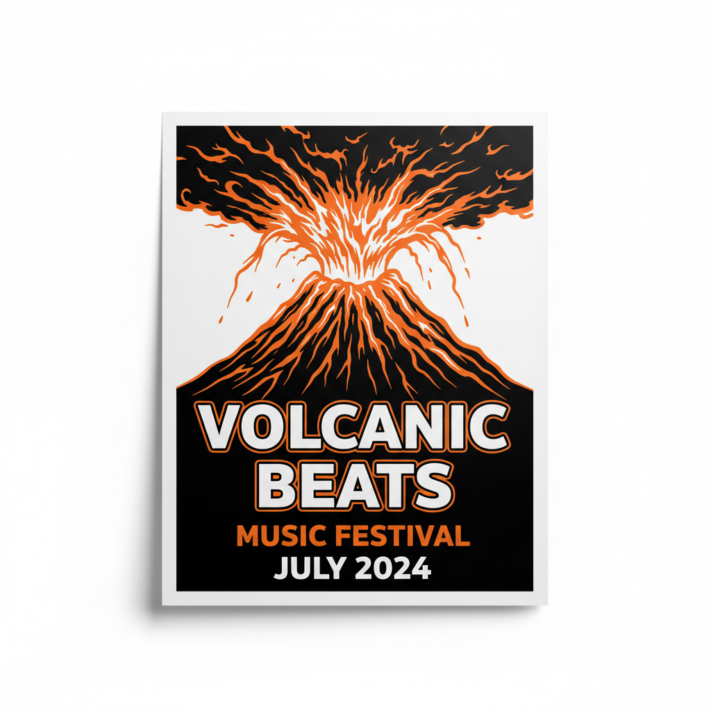 Poster A4 alto contraste para Google Shopping