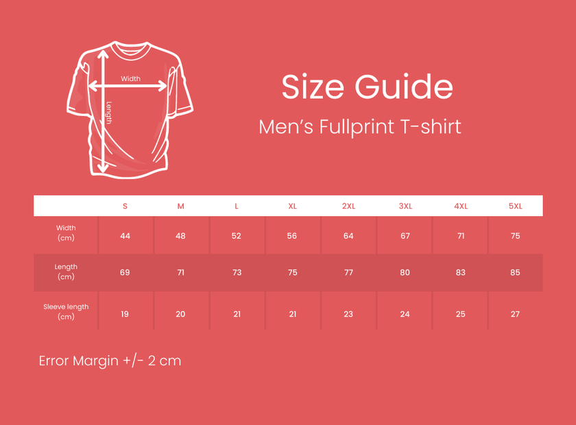 T-Shirt Fullprint Personalizada