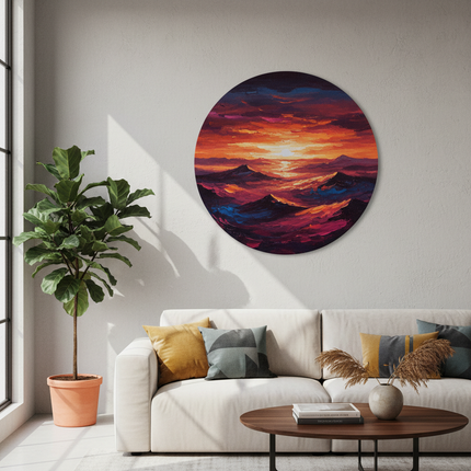 Tela Circular com alto contraste