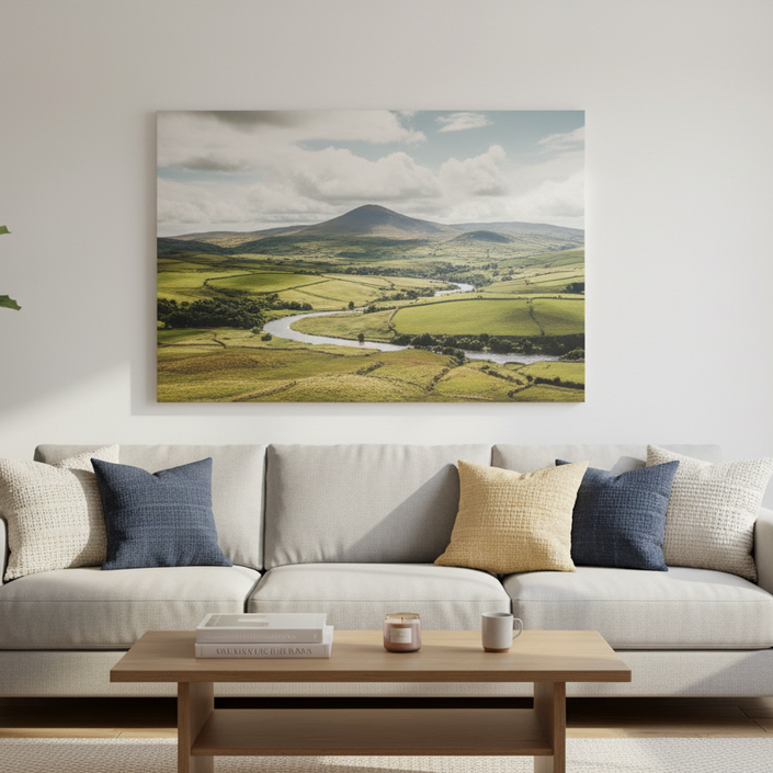 Tela Personalizada sem moldura em ambiente lifestyle